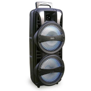 PARLANTE TOKYO EXTREME PARTY 2500 LUZ LED BT FM/USB/SD 2 MIC. INAL. - ELTPPARTY2500-N